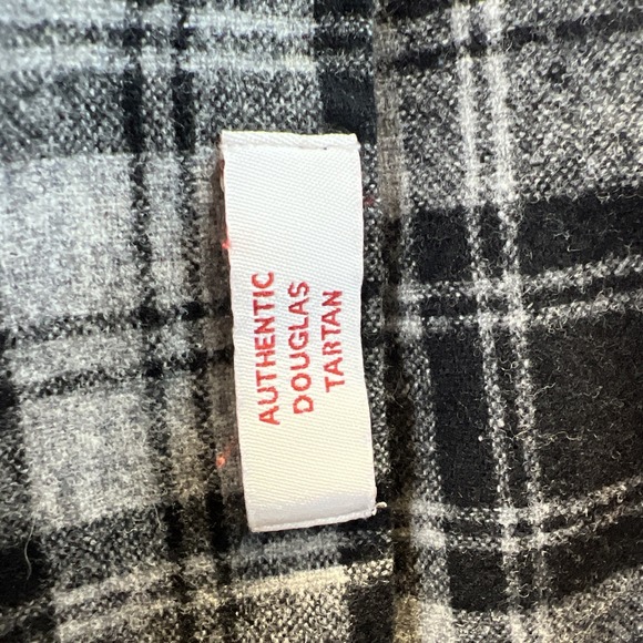 Pendleton Wool Board‎ Shirt Douglas Tartan Gray Black Plaid 100% Virgin Wool S - Picture 10 of 14